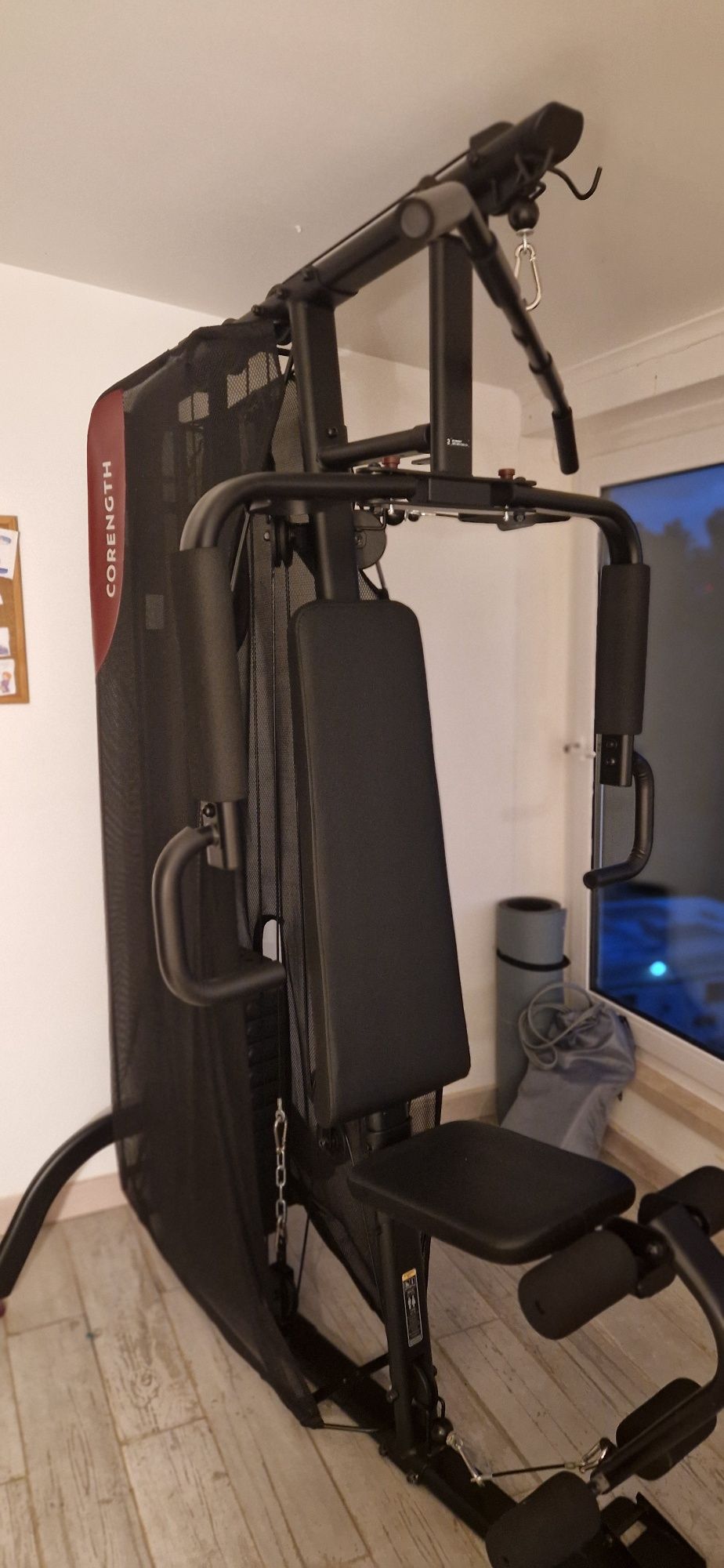 Aparelho de Carga Guiada de Musculação Compacto Home Gym 900