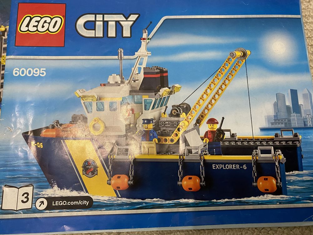 Lego 60095 Statek do badań glebinowych Mega duzy zestaw