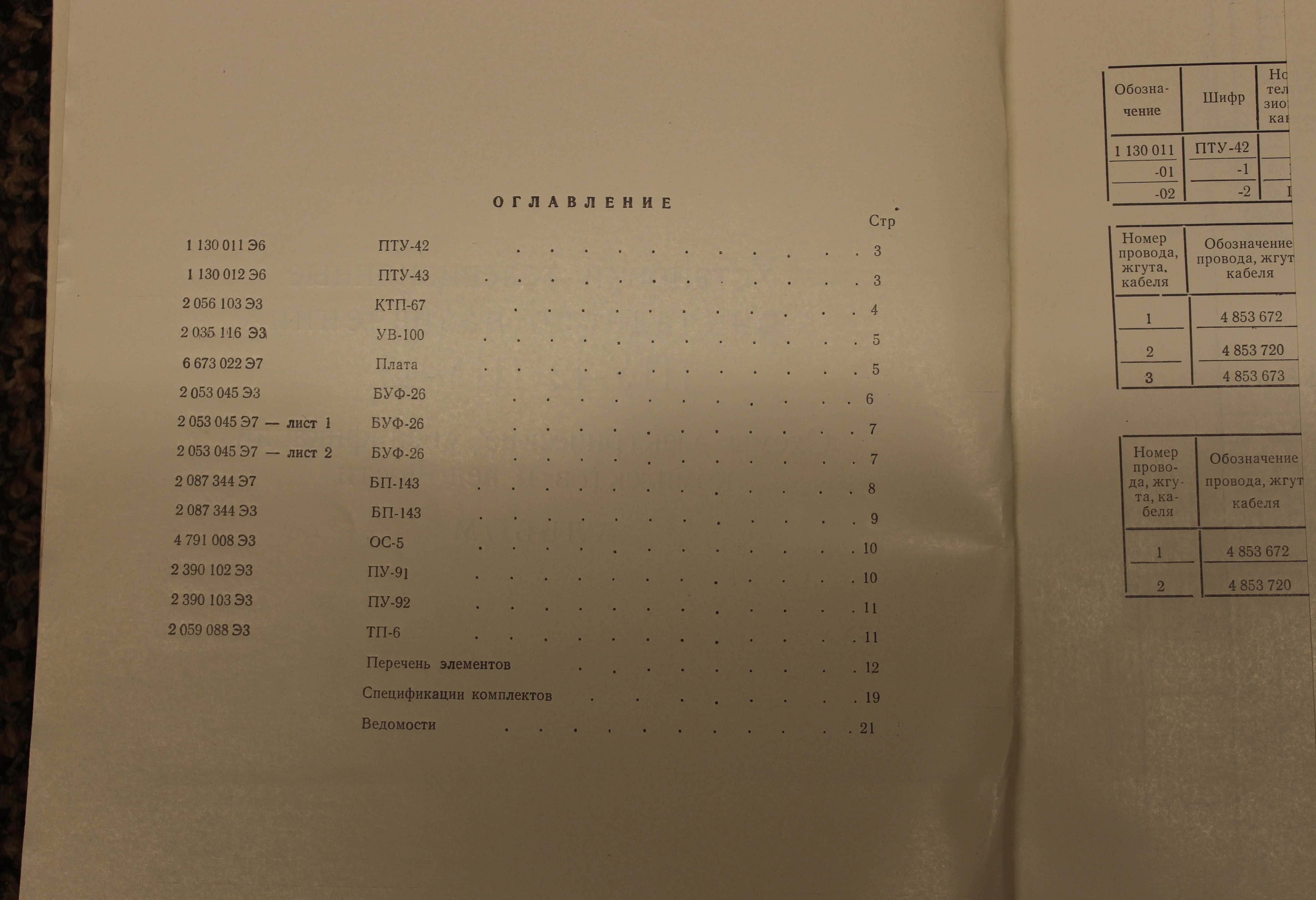 Установки ПТУ-42, ПТУ-43, ПТУ-60, АТС К-50/200 документация