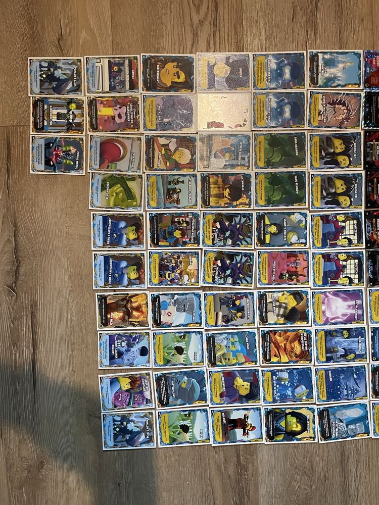 Karty LEGO NINJAGO 254 szt. uzywane