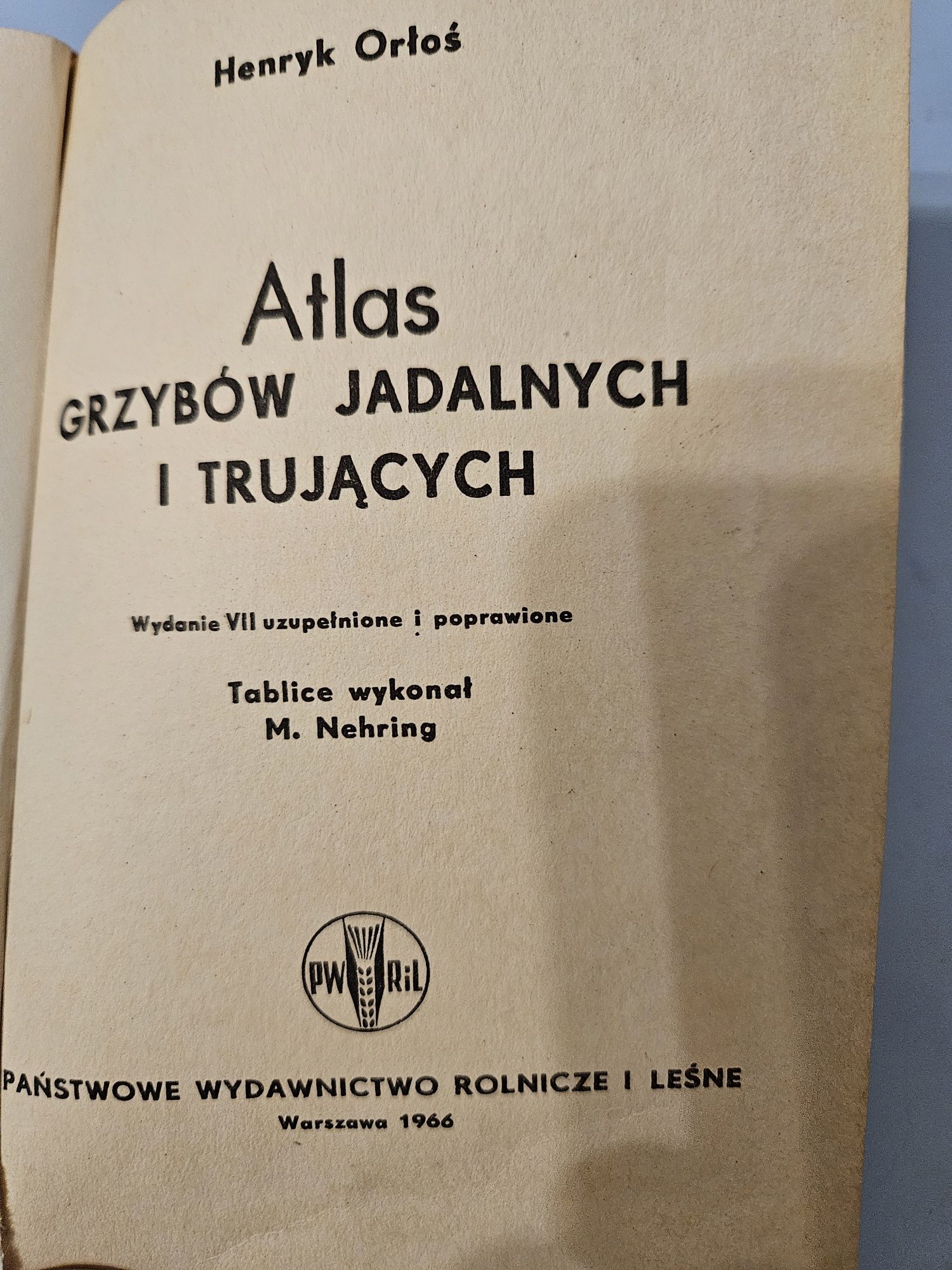 Atlas grzybów.  Henryk Orłoś