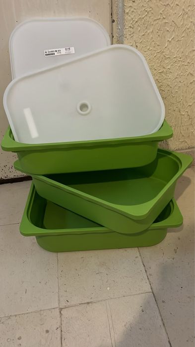 Conj caixas arrumação trofast