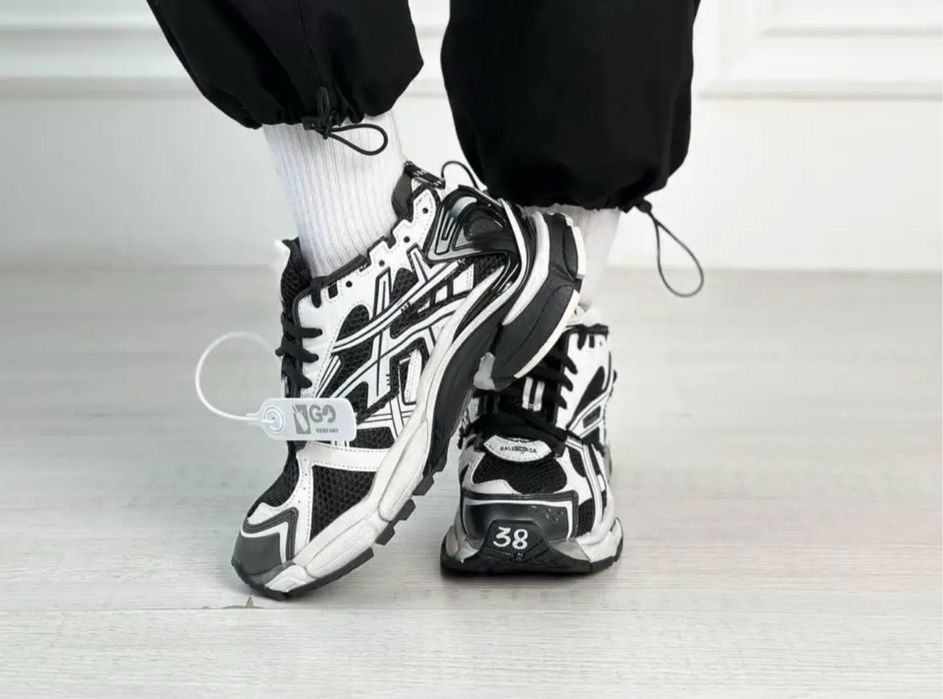 РОЗПРОДАЖ‼️Кросівки Balenciaga Runner Graffiti High(Сірі)