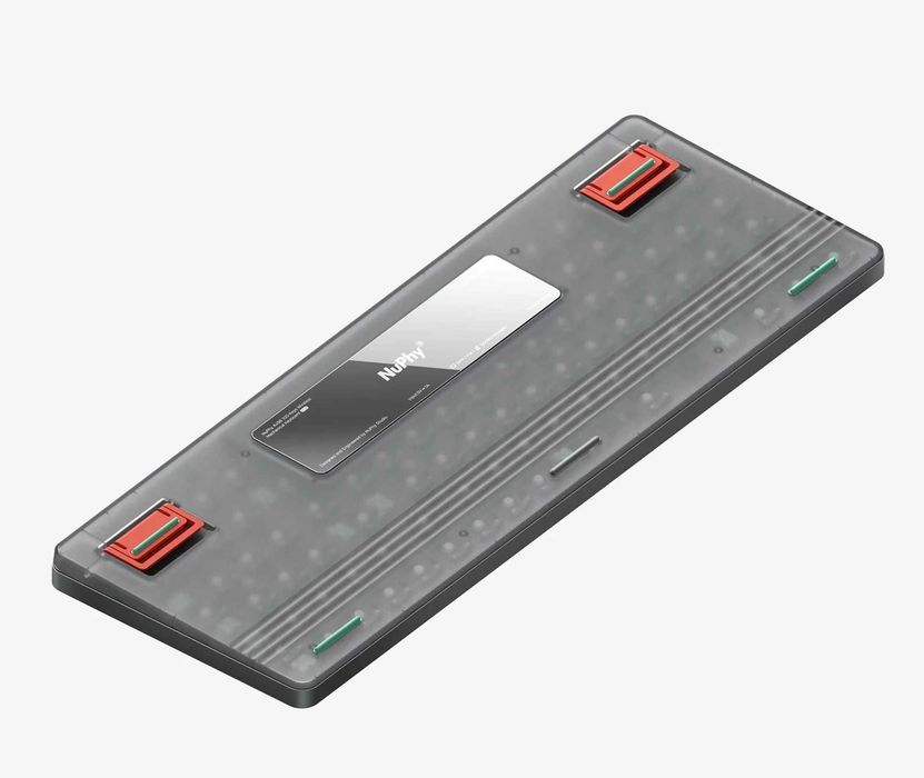 Nuphy Air 96V2, Lunar Gray, switch red/brown/cowberry/wisteria/moss