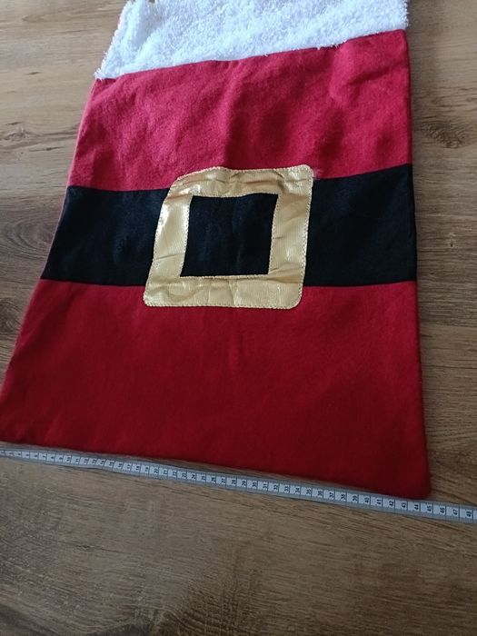 Worek na prezenty Boże Narodzenie święta święty Mikołaj strój wor