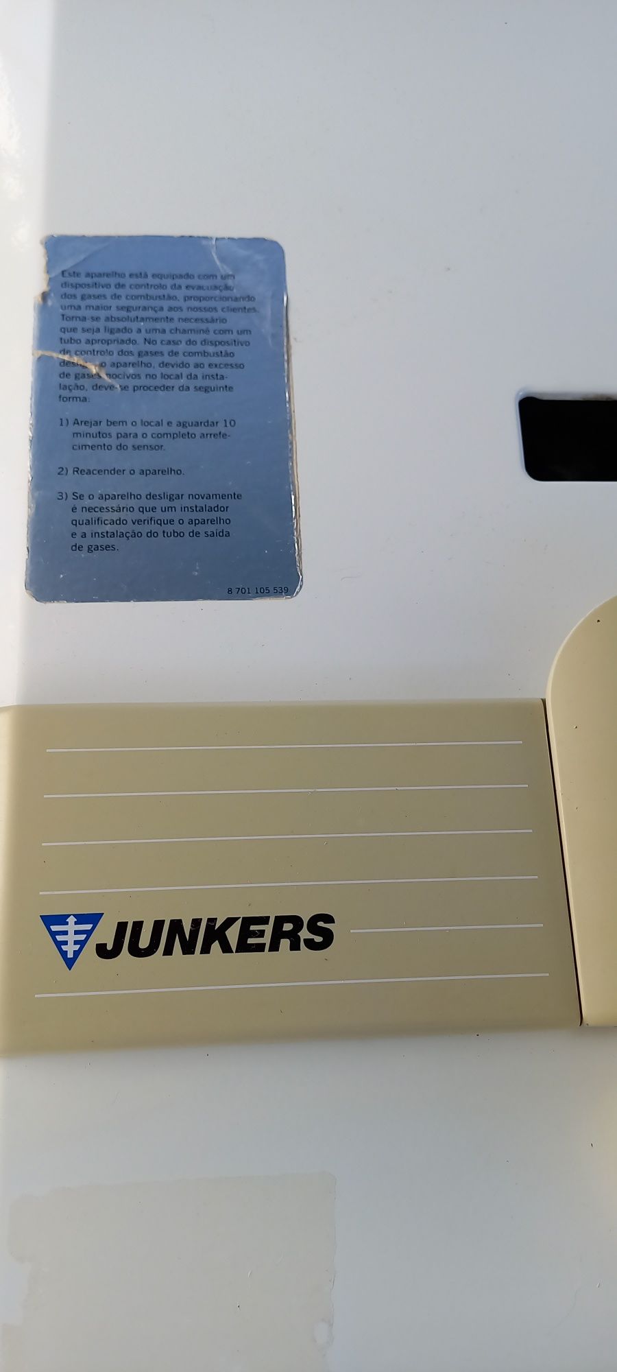 Esquentador ventilado Junkers gás butano/propano