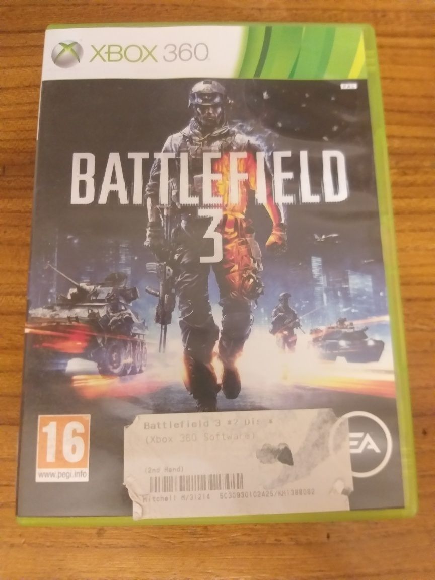 Gra Battlefield 3 Xbox 360 pudełkowa płyta x360 strzelanka na konsole