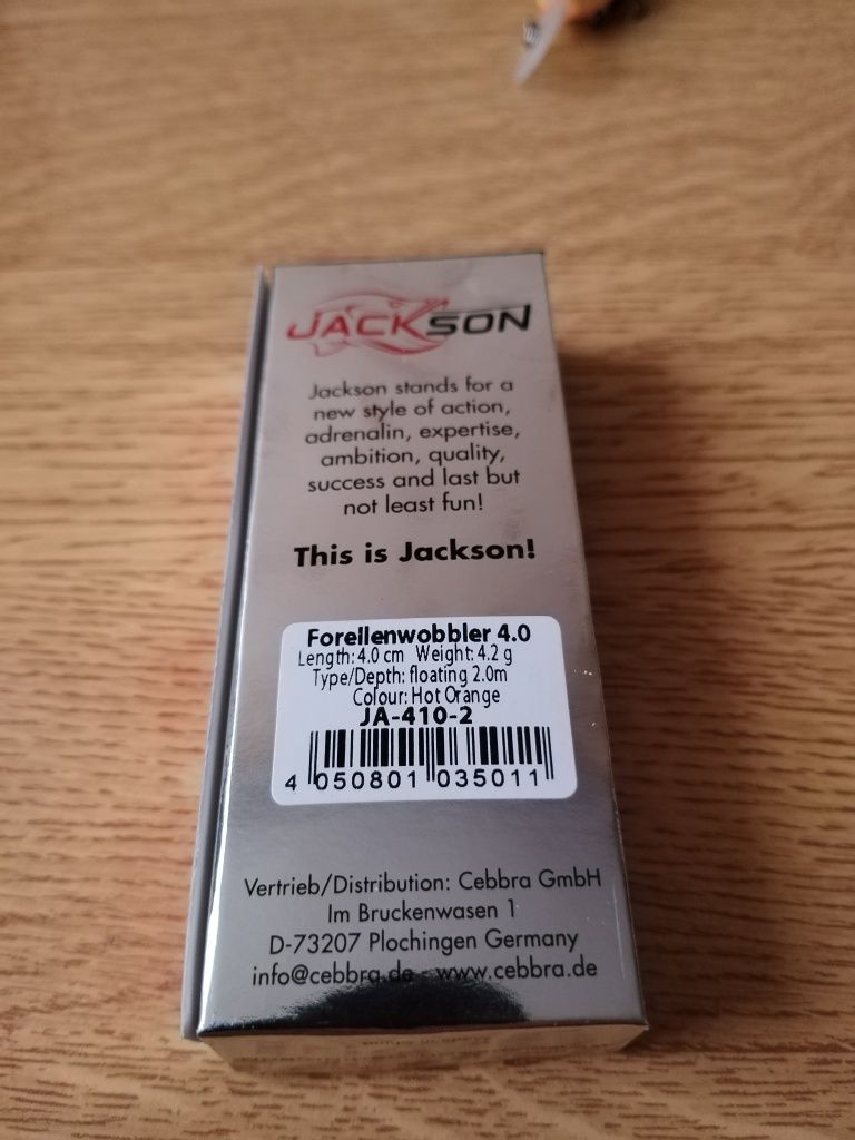 Jackson 4.0 forellenwobbler 4cm/4,2g