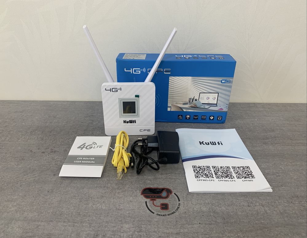 ХІТ 300Мб GSM 3G 4G LTE роутер с сим картой модем ZTE Kuwfi micro usb