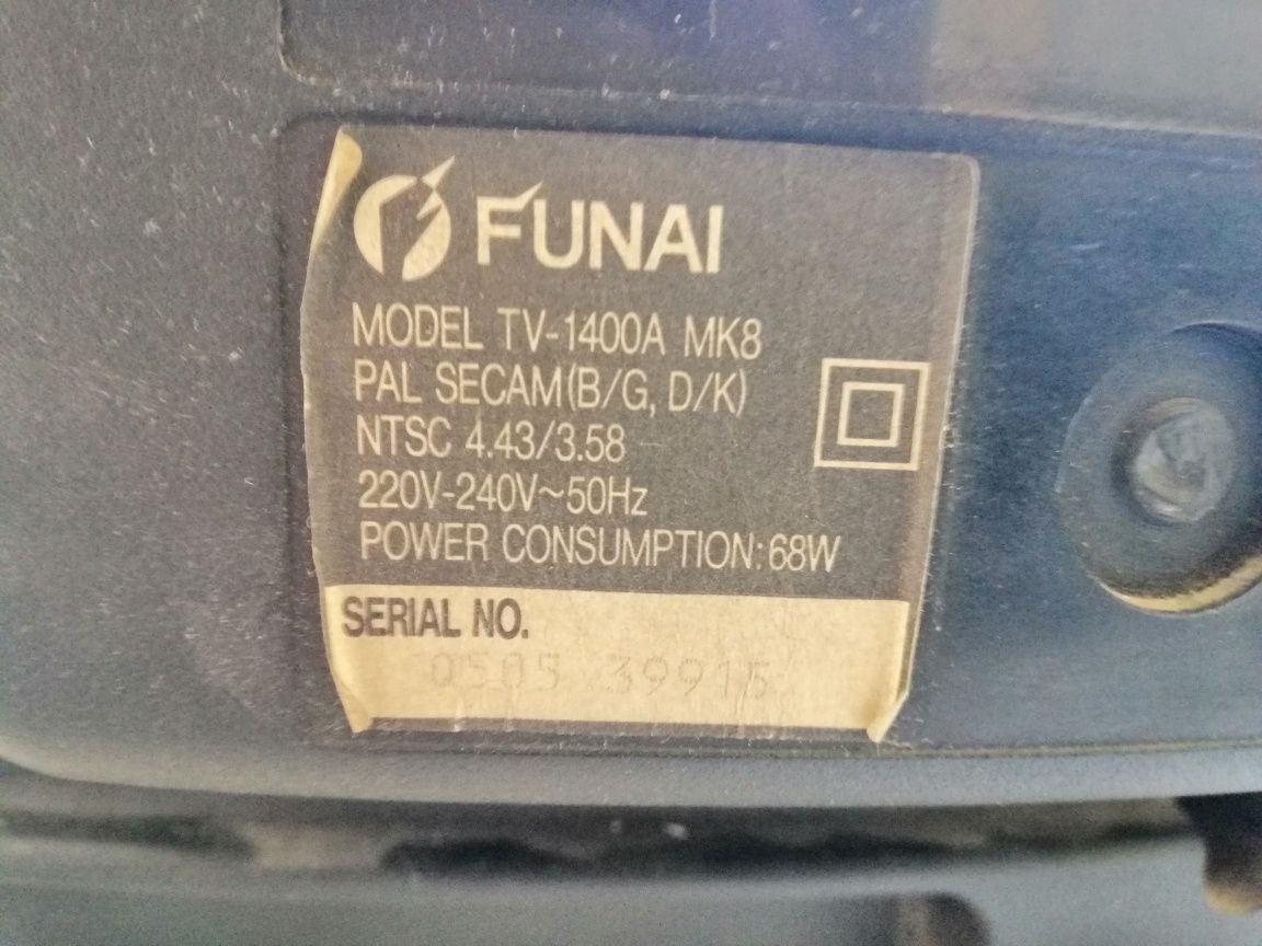 Телевизор FUNAI 37 см.
