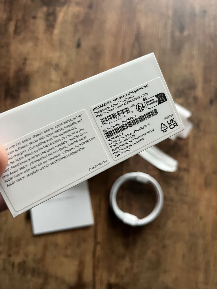 Słuchawki Apple AirPods Pro 2 (MagSafe Lightning Gwarancja) Oryginał