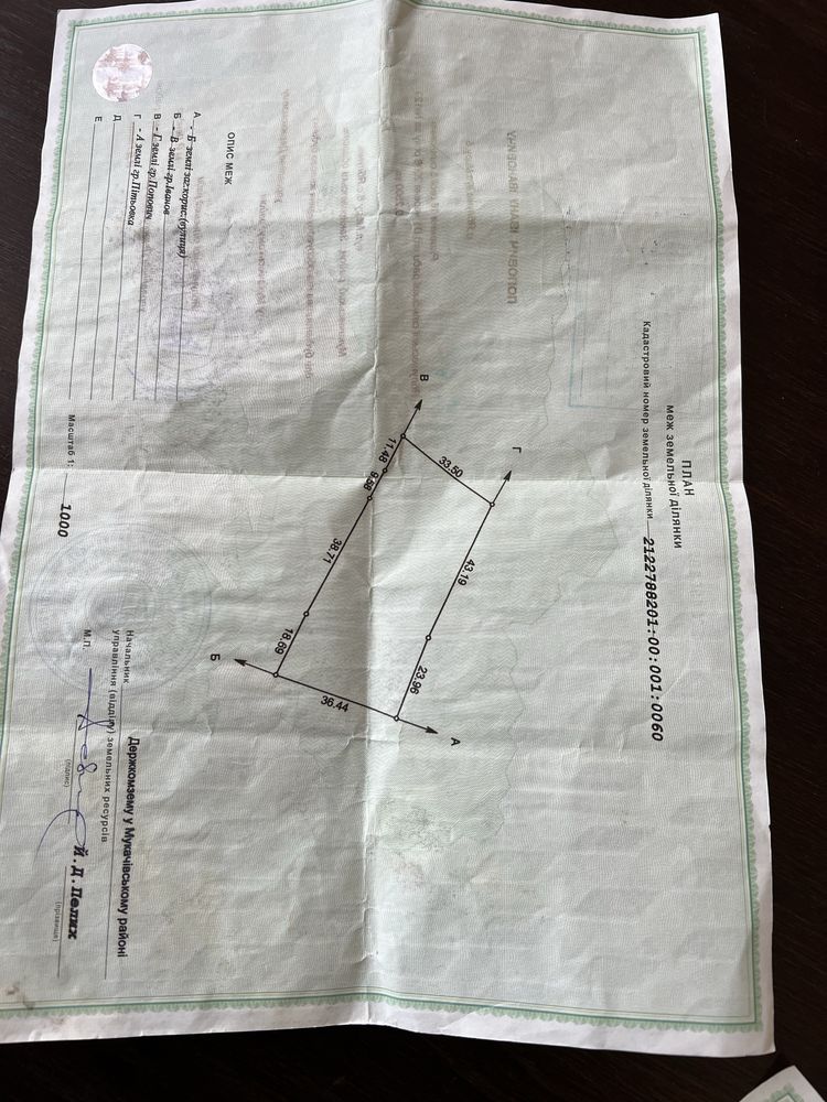Участок під будівництво