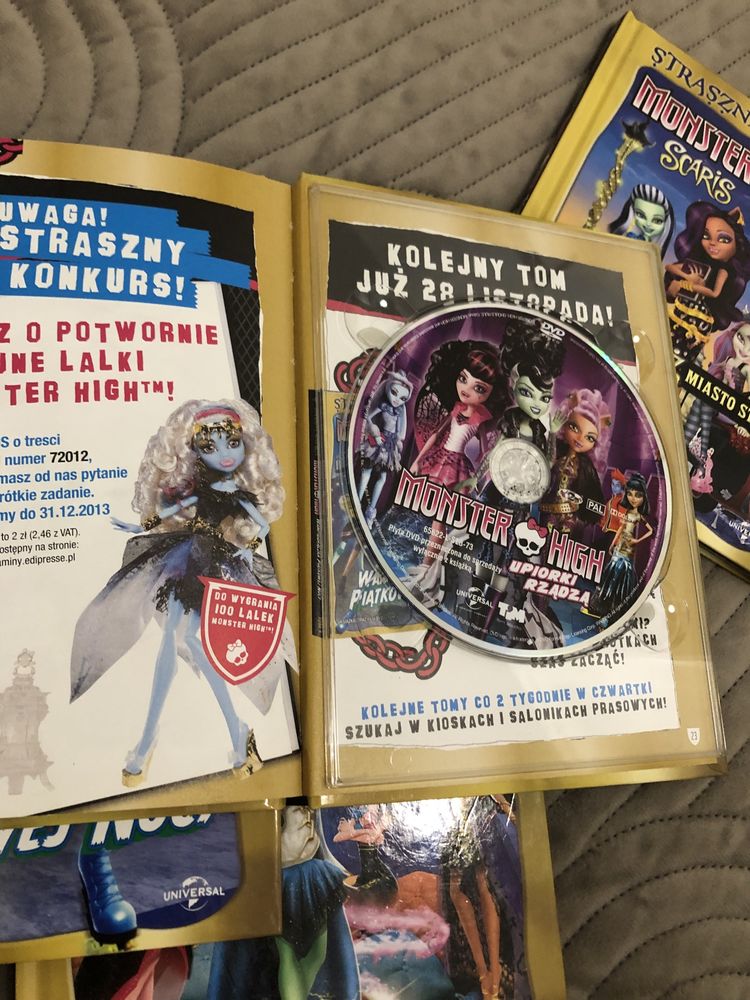 Książka z serii Monster High z płytą CD tom 1