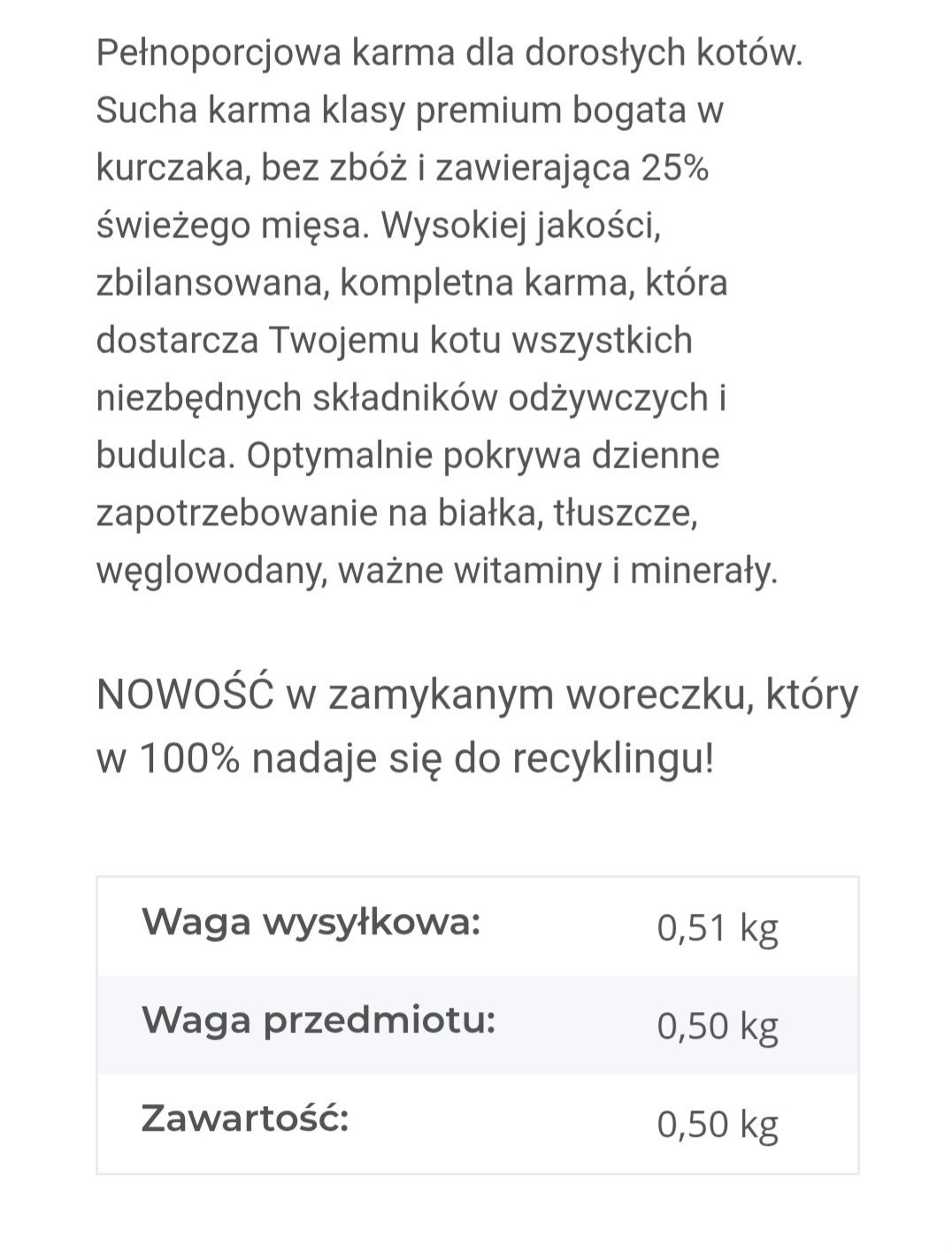 10x500g Karma Premium bez ZBÓŻ dla KOTA Country Menu mix trzech smaków