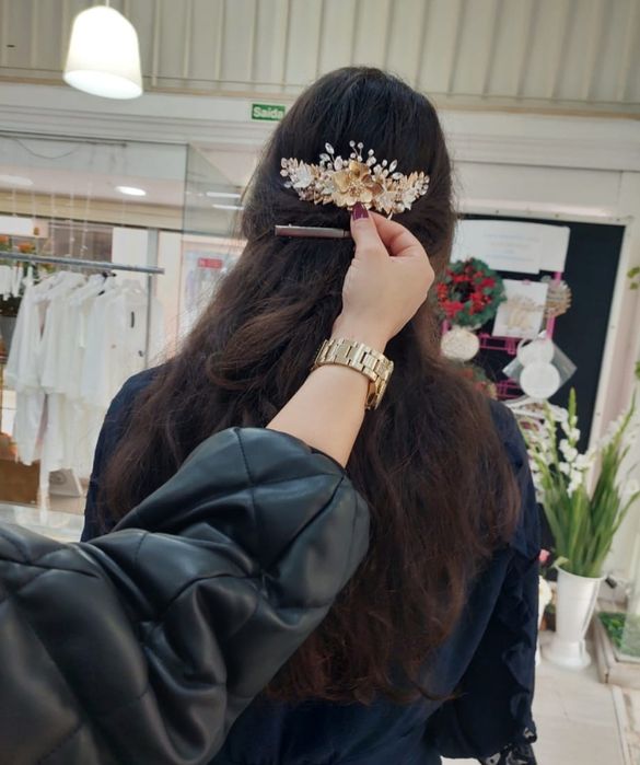 Toucado noiva Sofia Chaves