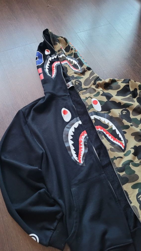 BAPE WGM Shark Full Zip Hoodie