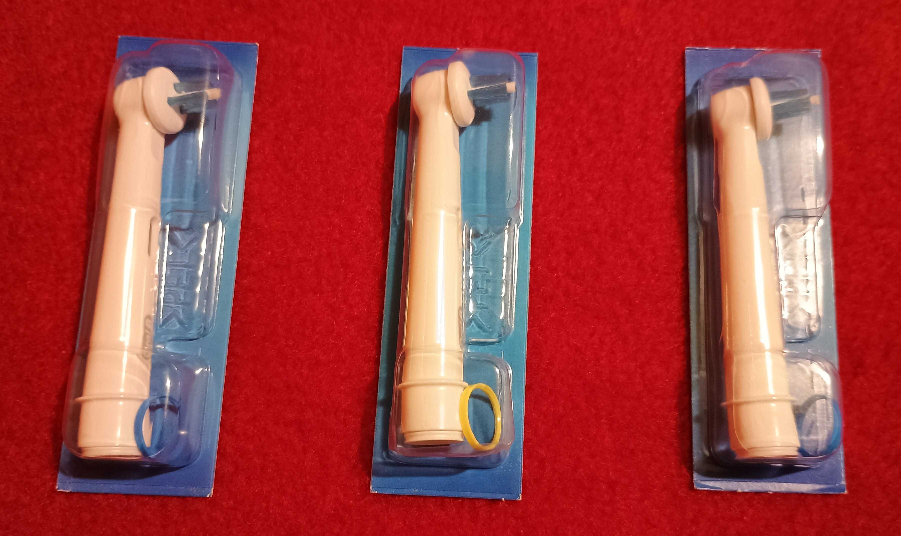 Oryginalne końcówki ORAL-B Interspace TRZY sztuki nowe jednopęczkowe