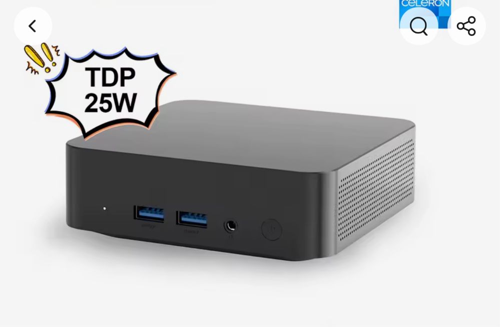 Мини ПК Intel N100, 16 ram, 256 ssd