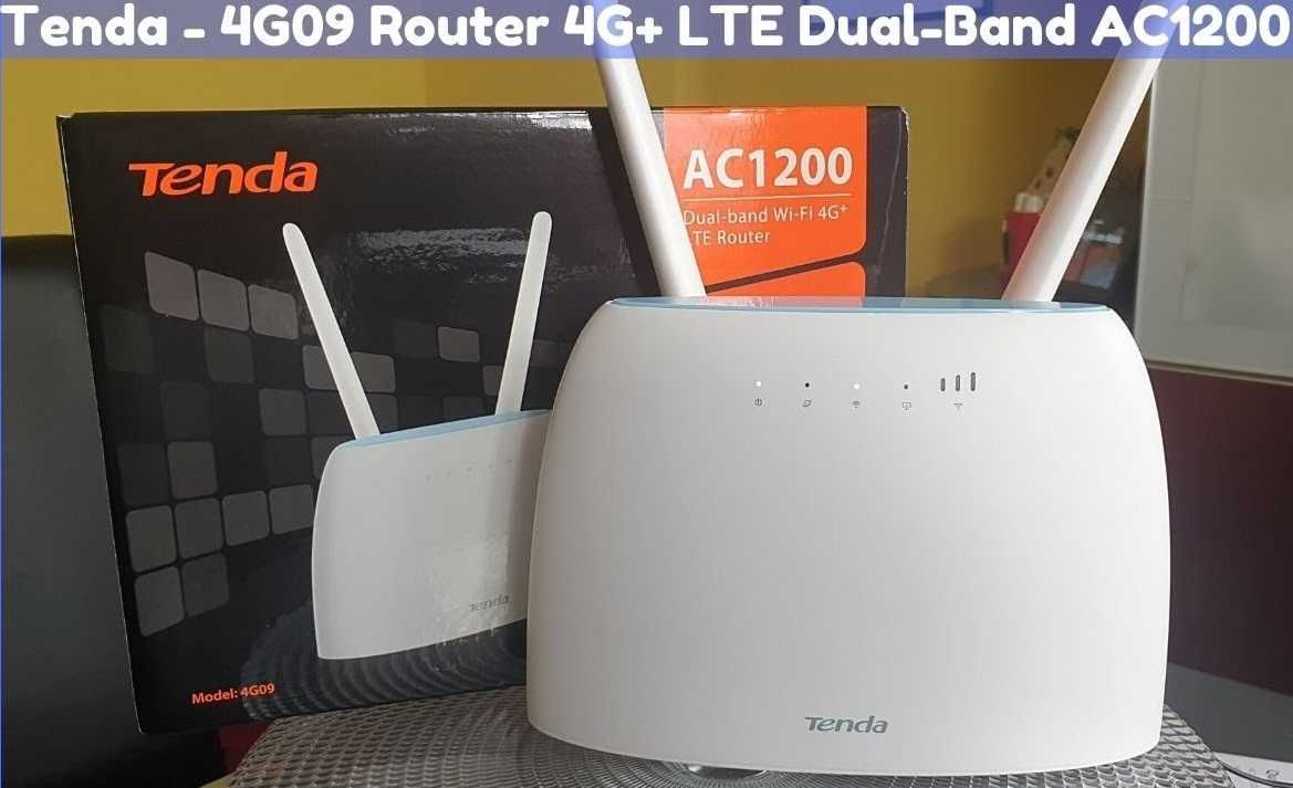 Роутер 4G+ LTE Двухдиапазонный Wi-Fi  Tenda 4G09 AC1200 + Sim  НОВЫЙ !