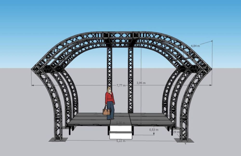 Оренда сцени, прокат сцени, сцена Львів, ферма, подіум, сцена
