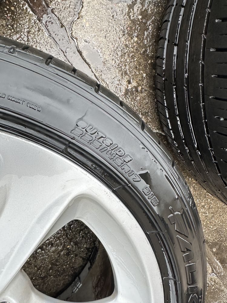Koła felgi BMW E46 17 cali lato, dobry stan, 5x120 proste