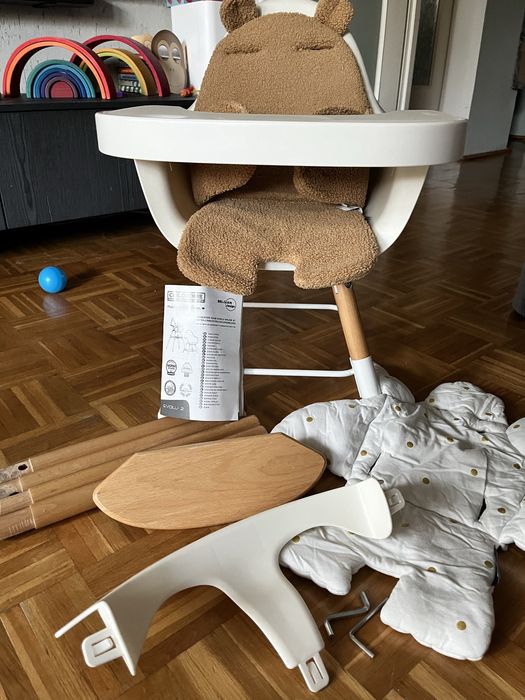Krzesełko do karmienia 2w1 Childhome Evolu2
