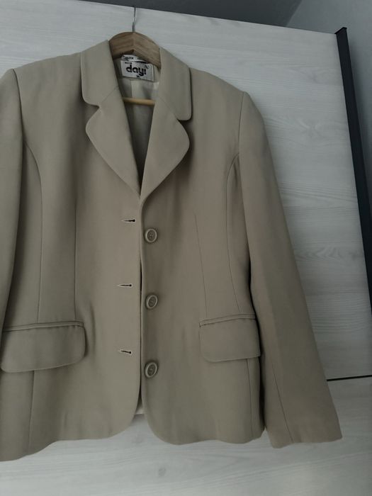 Damska marynarka elegancka klasyczna guziki vintage retro