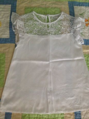 Школьная блуза с коротким рукавом фирмы Zironka р. 134