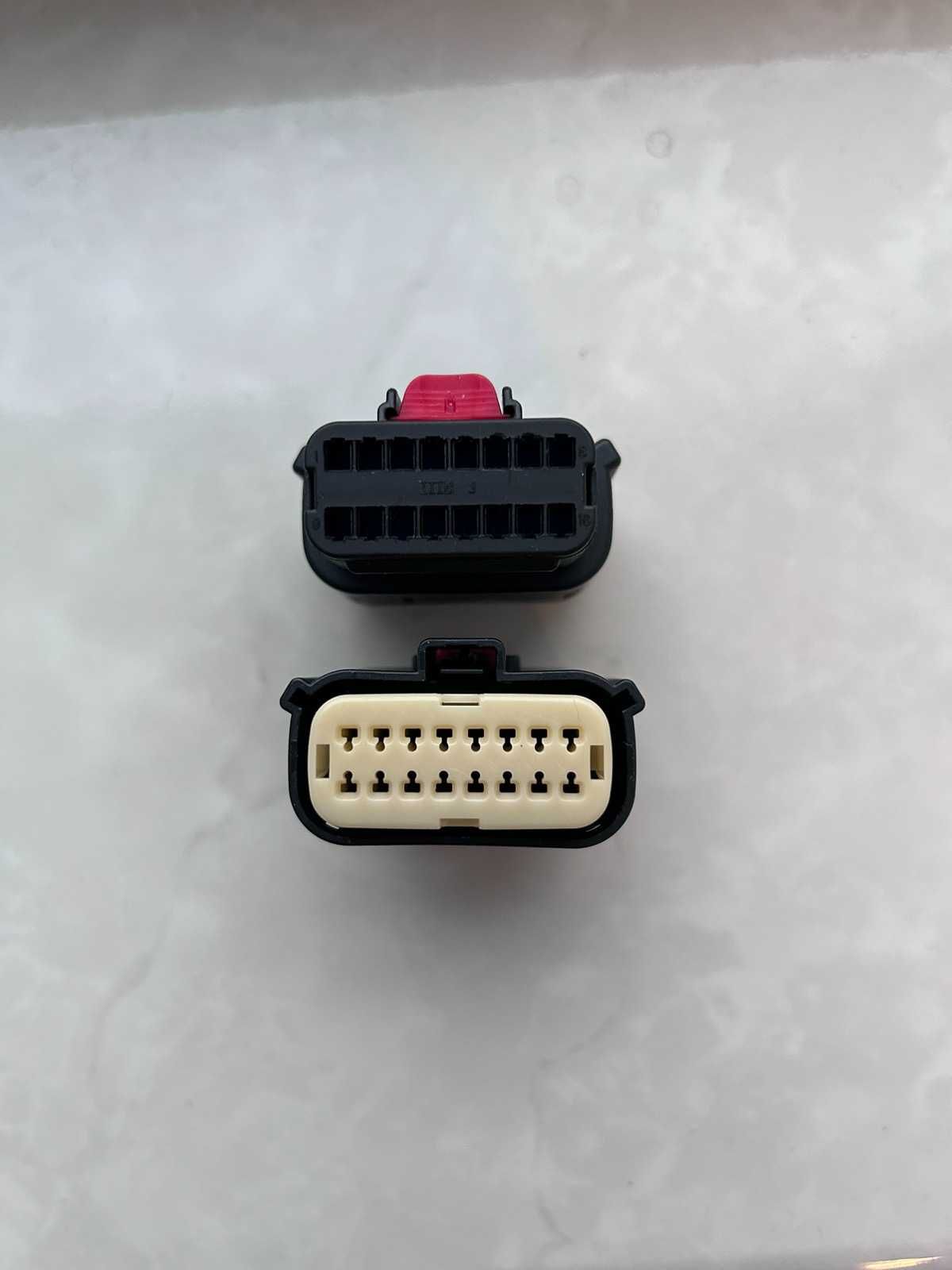 Фішка, розʼєм, конектор molex 16 pin Ford, Tesla