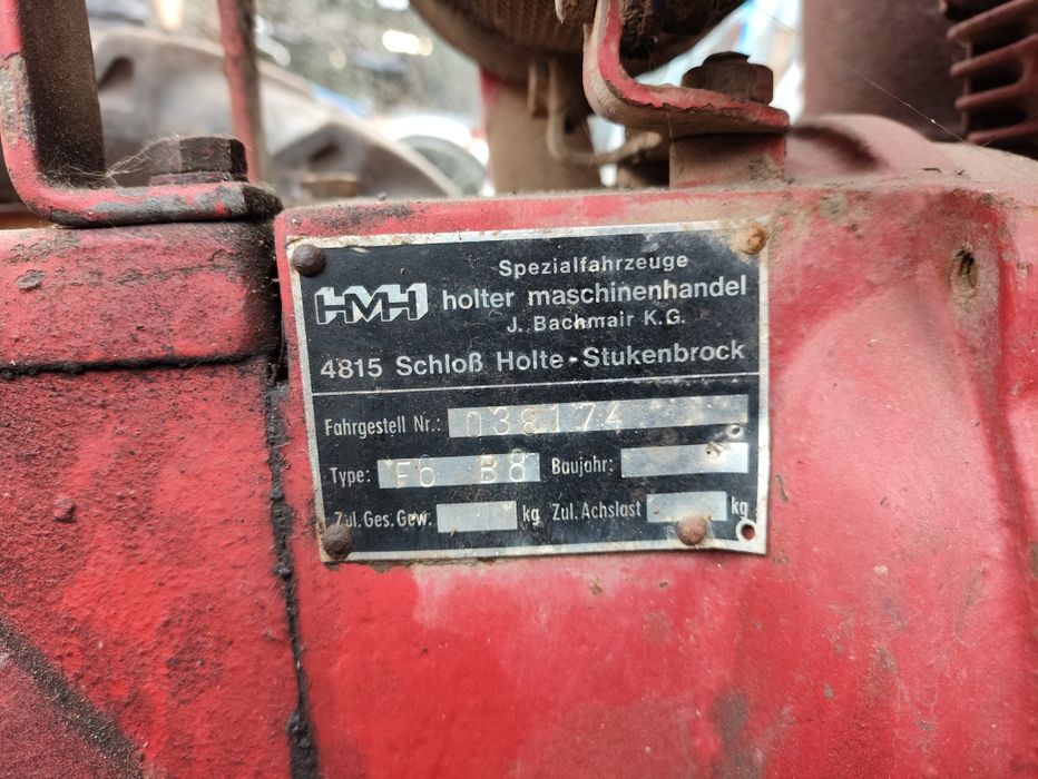 Traktorek glebogryzarka bungartz f6b8 sachs