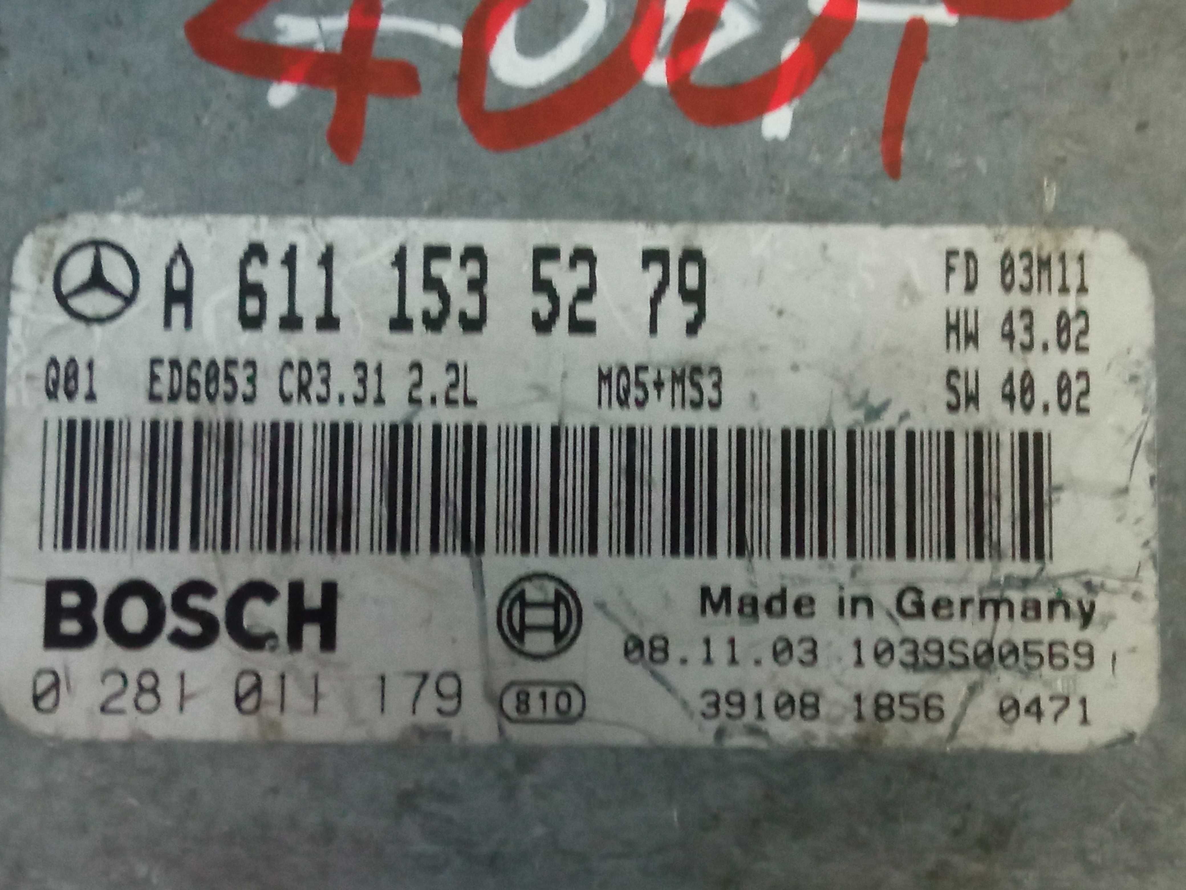 Sterownik silnika Mercedes W639 Vito 2.2 CDI A6111/535/279 Siedlce