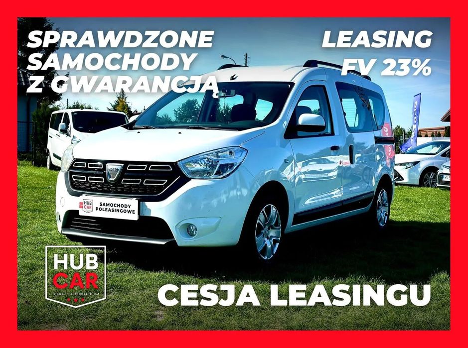 Dacia Dokker DACIA DOKKER 1.5 dCi 90 KM | 2018 | CESJA LEASINGU | FV 23%