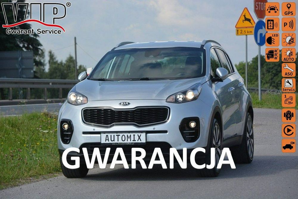 Kia Sportage 1.7CRDI nawi kamera gwarancja przebiegu Android Auto alufelgi Car Play