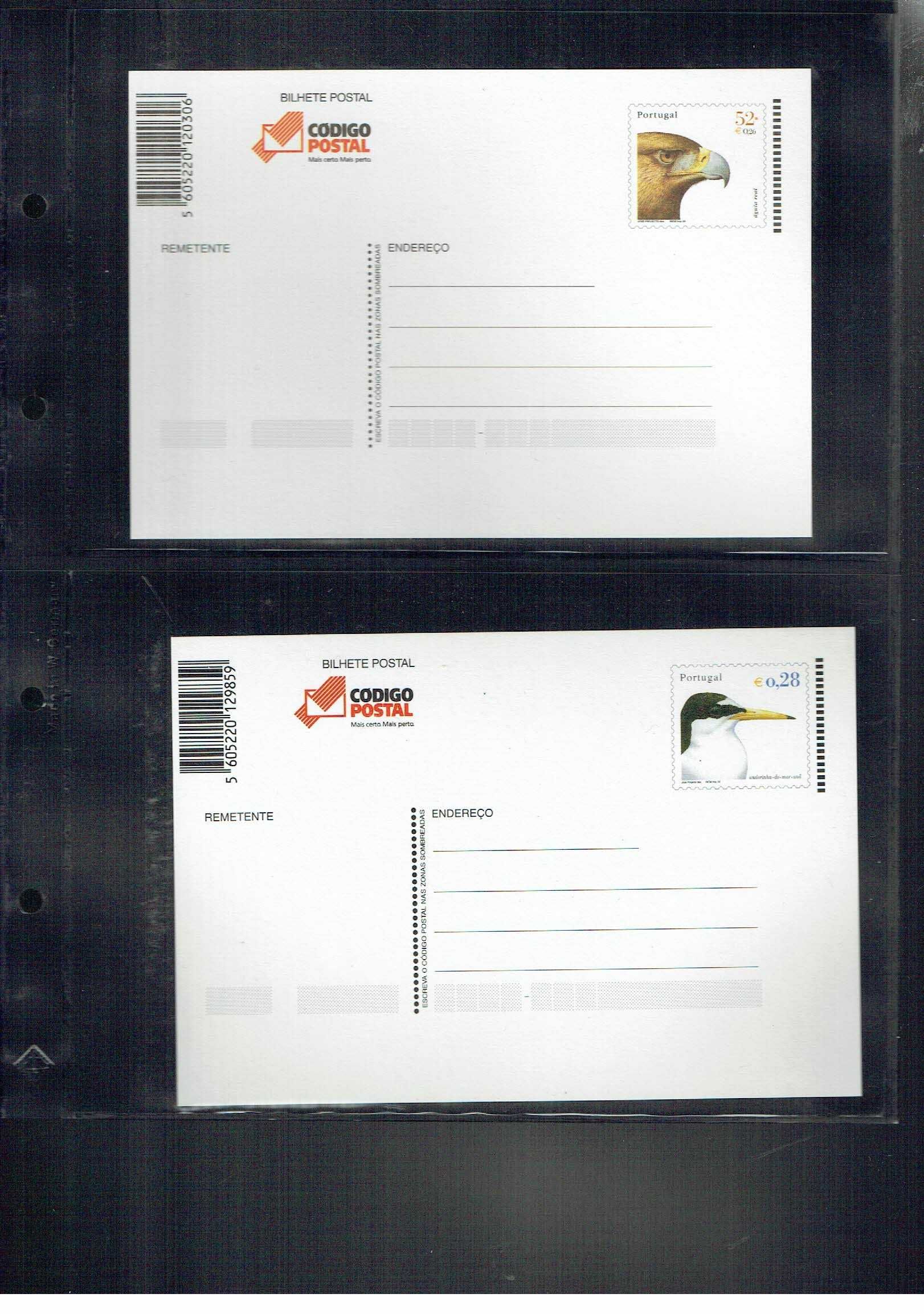 Filatelia - 50 Inteiros Postais Base diferentes (1974 a 2009)