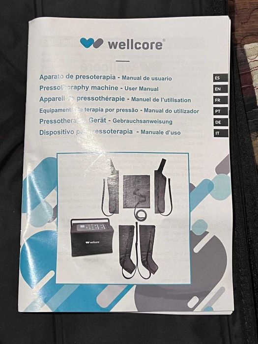 Aparelho de Pressoterapia Wellcore
