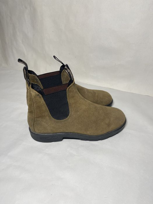 Преміальні високоякісні челсі Blundstone 1911 Brown Suede розмір ~ 43