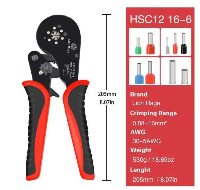 Кримпер Lion Rage HSC12 16-6