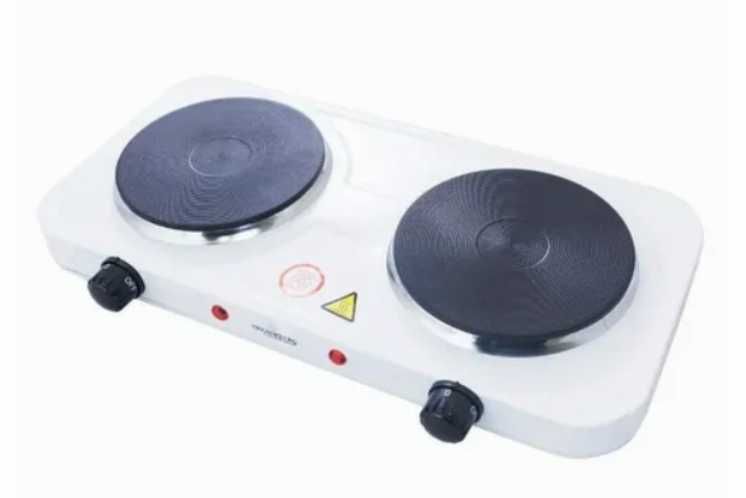 Электроплита двухконфорочная дисковая плита Двоконфорочна електроплита