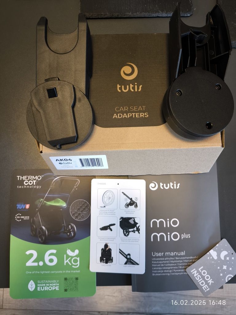 Wózek 2w1 Tutis Mio Thermo Plus, Gwarancją do 01.12.2025