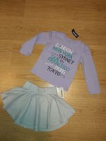 Nowy komplet na 3 l r 98 bluzeczka i spódniczka Old Navy USA