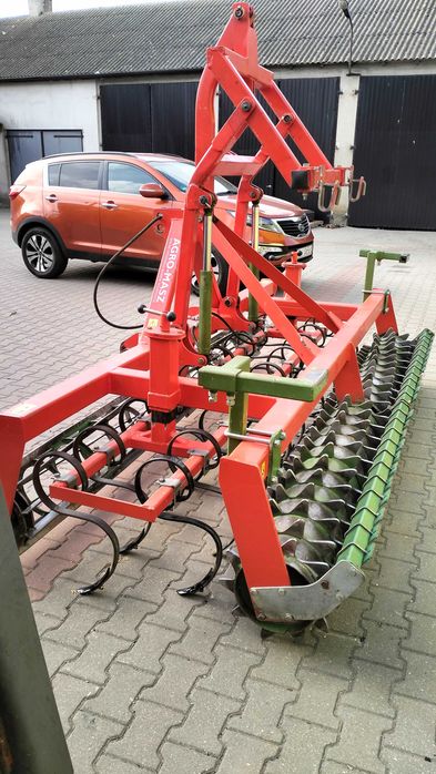 Agregat uprawowo siewny Agro-Masz 3m wał packer hydropak.