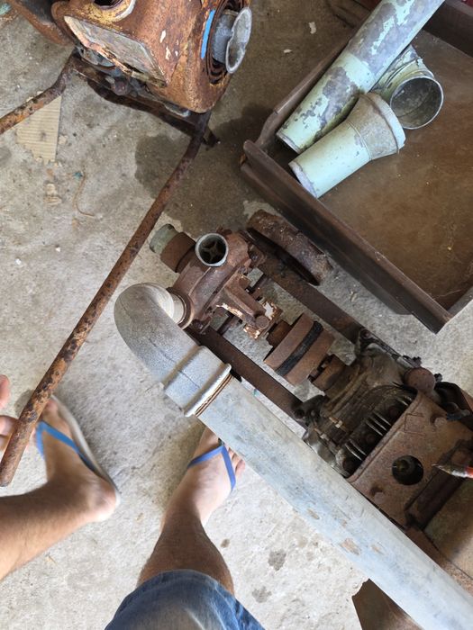 Bomba de Água Motor de rega antigo