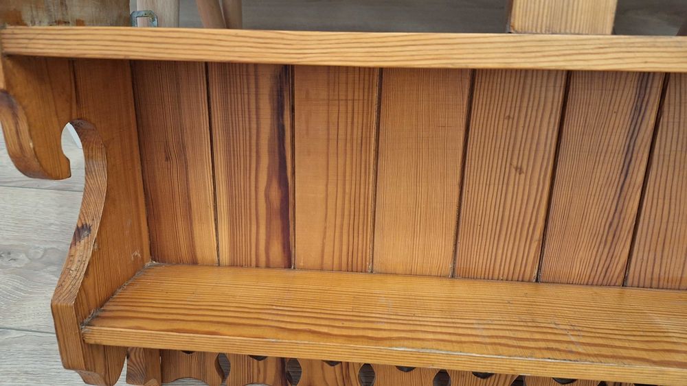 Półka drewniana vintage