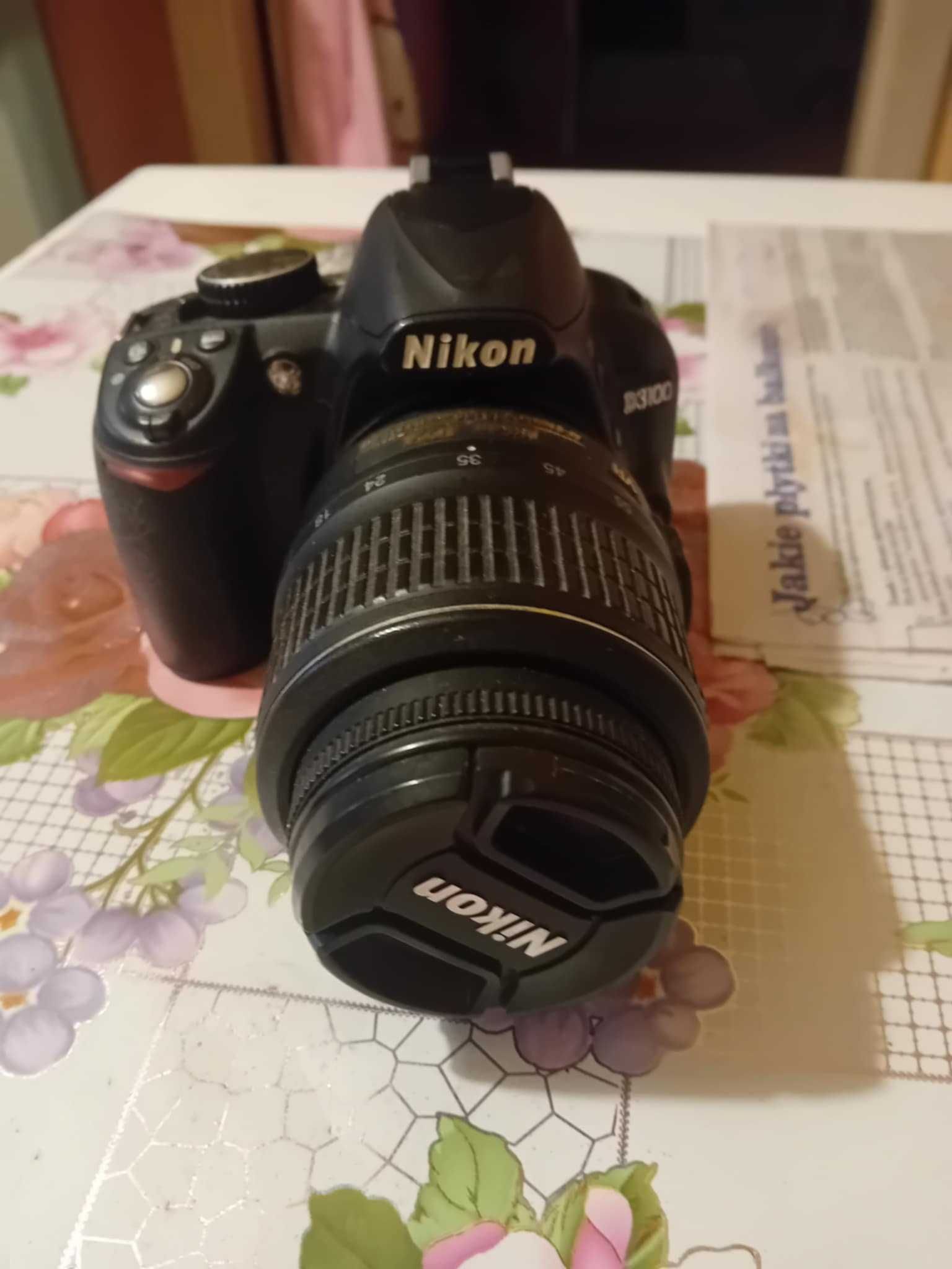 Nikon D3100 + obiektyw i ładowarka