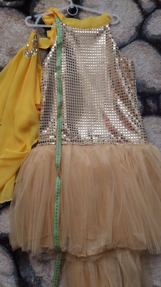 Сукня золота рибка для дівчинки на карнавал