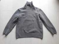 Wełniany sweter z golfem Zara