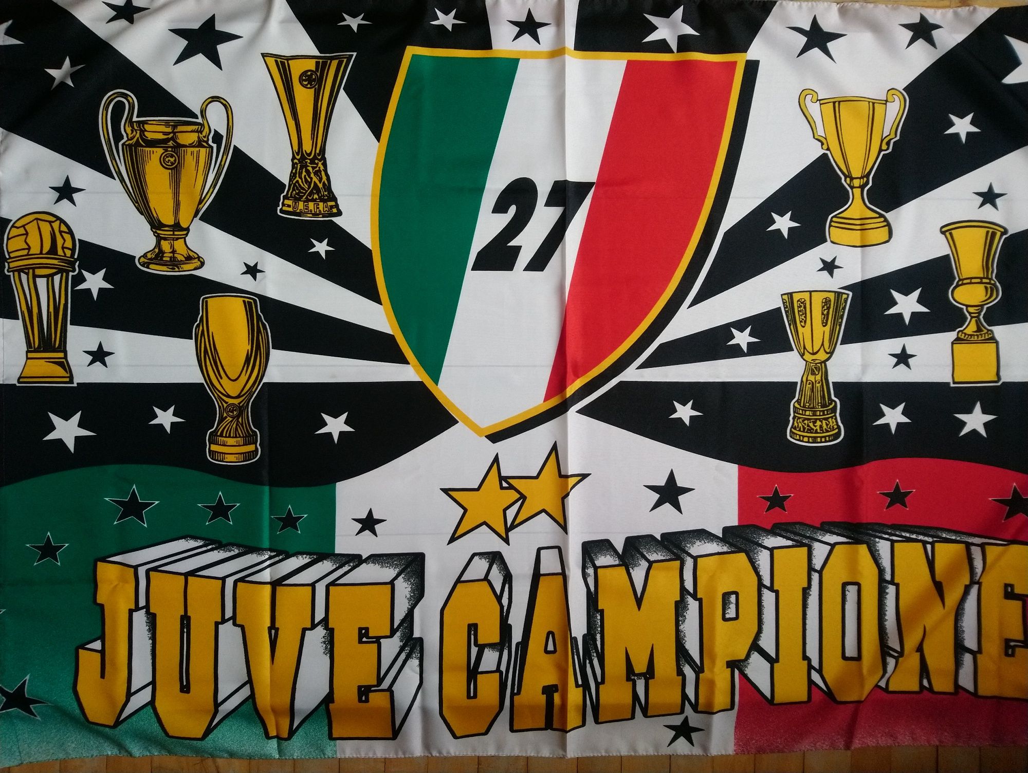 Прапор флаг футбольний Juve Campione