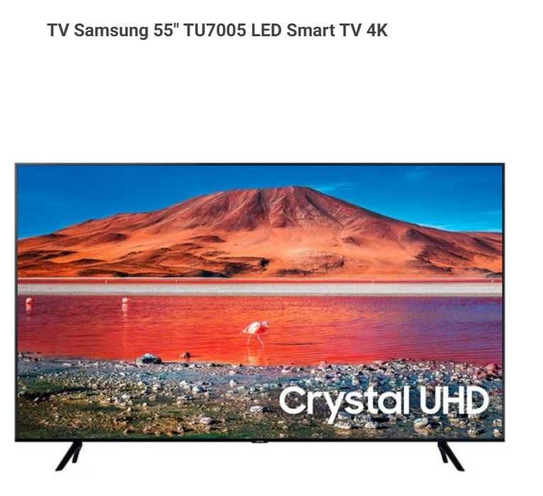 TV Samsung Crystal UHD (LED - 140cm - 55 Polegadas)