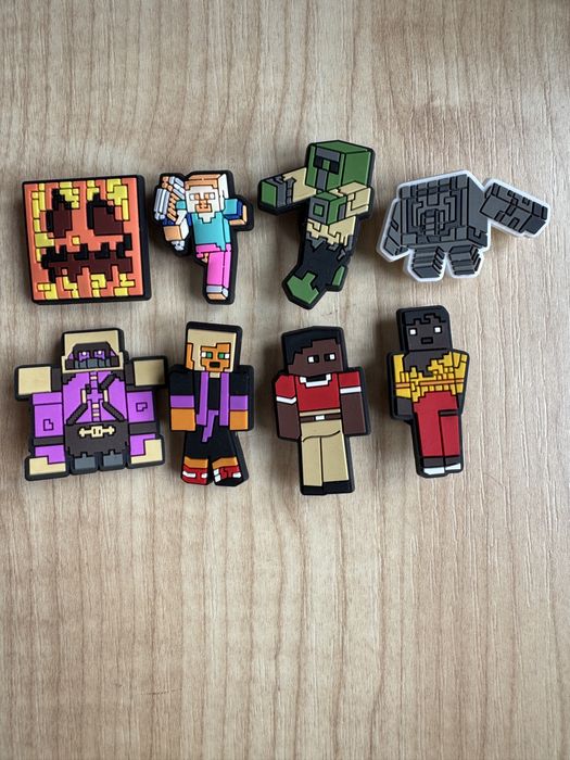 Crocs Minecraft nowe charms