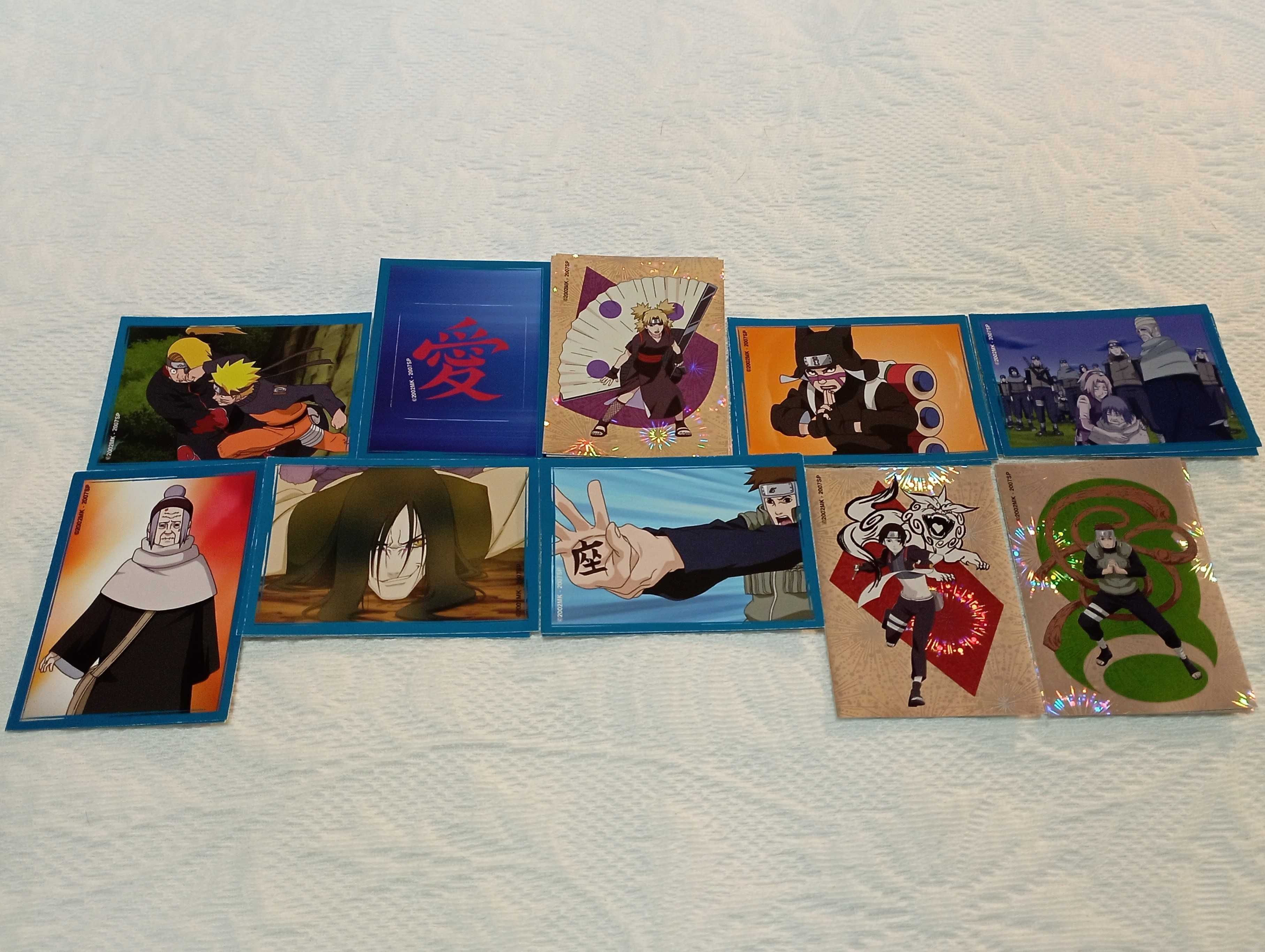 lote de 112 cromos naruto shippuden